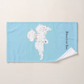 Serviettes de bain : White Dove (Serviette à main)