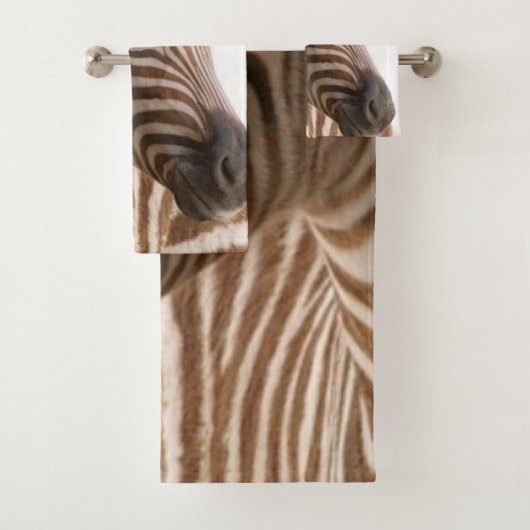 Serviettes de bain Zebra (En situation)