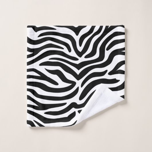 Serviettes De Bain Zébrées (Gant de toilette)