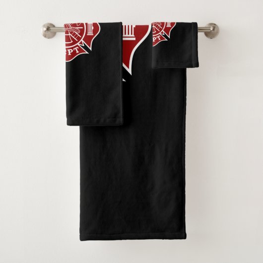 Serviettes de bains avec pompier Croix maltaise (En situation)