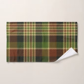 Serviettes de bains Brown et beiges vertes (Serviette à main)