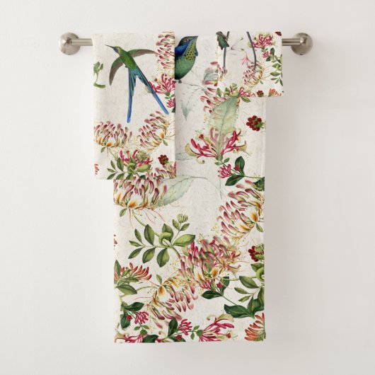 Serviettes de bains en fleur de miel pour oiseaux (En situation)