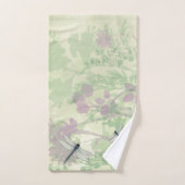 Serviettes de bains en libellules bleues (Serviette à main)