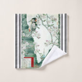 Serviettes de bains japonaises Bairei Woodpecker (Gant de toilette)
