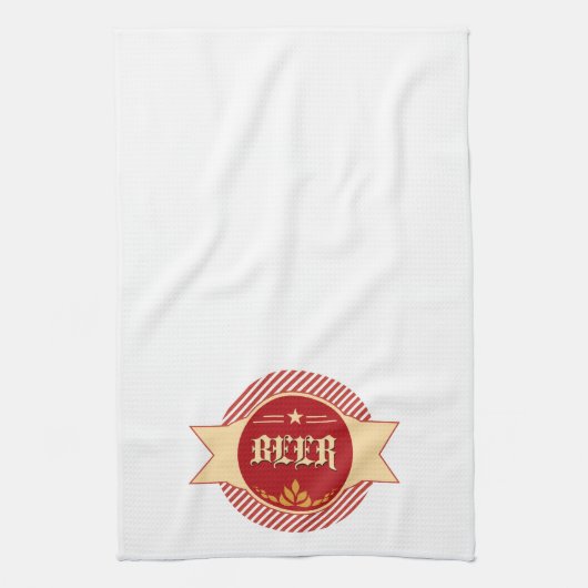 Serviettes de bar Retro Beer Logo (Vertical)