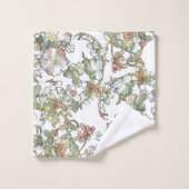Serviettes de Bath de fleur de chèvrefeuille de (Gant de toilette)
