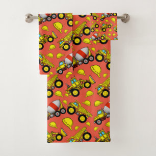 Serviettes de Bath de zone de construction