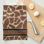 Serviettes de collection de girafes de génie (Quart Plié)