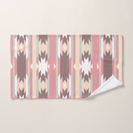 Serviettes de conception amérindienne Aztec (Serviette à main)