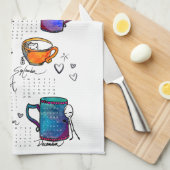 Serviettes de cuisine (Quart Plié)