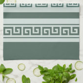 Serviettes de cuisine à clé grecque (Plié)