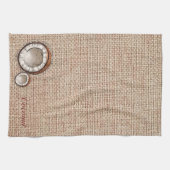 Serviettes de cuisine à impression de toile de jut (Horizontal)