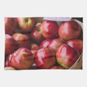 Serviettes de cuisine à la pomme rouge (Horizontal)