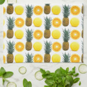 Serviettes de cuisine à motif de fruits tropicaux (Plié)