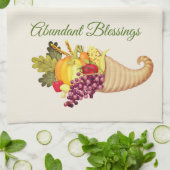 Serviettes De Cuisine Abondantes Bénédictions (Plié)