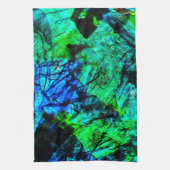 Serviettes de cuisine abstraites bleu doux, textur (Vertical)