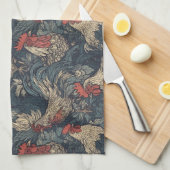 Serviettes de cuisine Americana Rooster (Quart Plié)