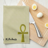 Serviettes De Cuisine Ankh Or Fancy (Quart Plié)
