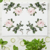 Serviettes de cuisine asiatiques japonaises à fleu (Plié)