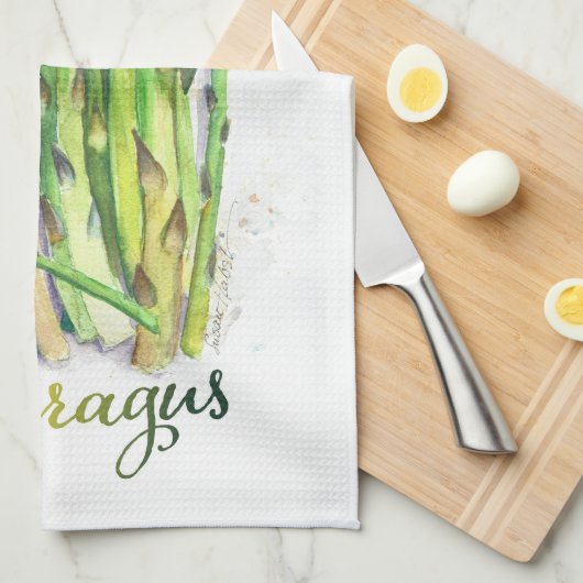 Serviettes de cuisine Asparagus (Quart Plié)