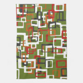 Serviettes de cuisine atomique du milieu du siècle (Vertical)