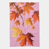 Serviettes de cuisine automne rose (Vertical)