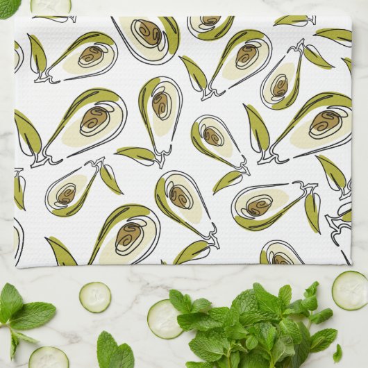 Serviettes de cuisine Avocado (Plié)