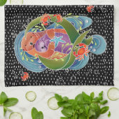 Serviettes de cuisine BINDI Sea Otters (Plié)