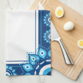 Serviettes de cuisine Blue Evil (Quart Plié)