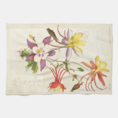 Serviettes de cuisine botaniques florales de (Horizontal)