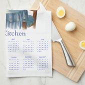 Serviettes de cuisine Calendrier 2026 de l'heure d (Quart Plié)