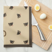 Serviettes de cuisine canard (Quart Plié)