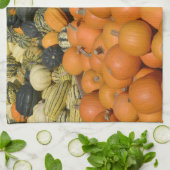 Serviettes de cuisine citrouille (Plié)