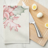 Serviettes de cuisine classique de vacances (Quart Plié)