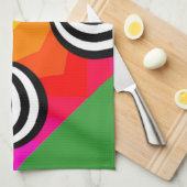 Serviettes de cuisine colorées (Quart Plié)