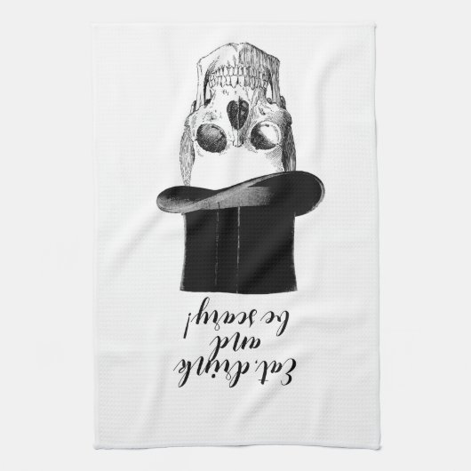 serviettes de cuisine crâne (Vertical)