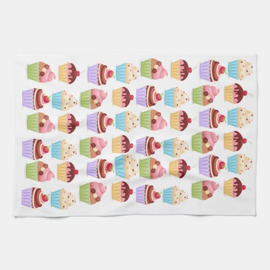 Serviettes de cuisine Cupacake (Horizontal)