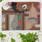 Serviettes de cuisine de Boop- a long (Plié)