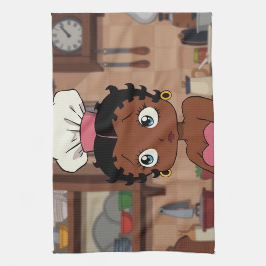 Serviettes de cuisine de Boop- a long (Vertical)