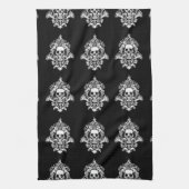 Serviettes de cuisine de crâne (Vertical)