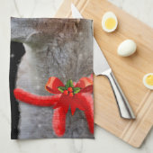 Serviettes de cuisine de fête (Quart Plié)