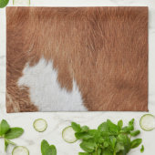 Serviettes de cuisine de fourrure de vache (Plié)