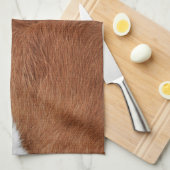 Serviettes de cuisine de fourrure de vache (Quart Plié)