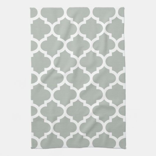 Serviettes de cuisine de gris argenté de (Vertical)