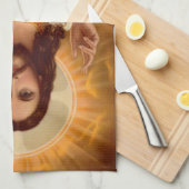 Serviettes de cuisine de Jésus (Quart Plié)