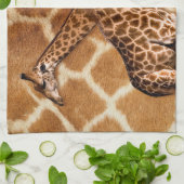 Serviettes de cuisine de la girafe 1A (Plié)