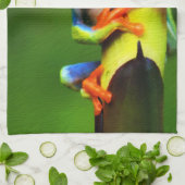 Serviettes de cuisine de la grenouille 2 (Plié)