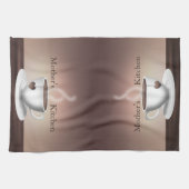 Serviettes de cuisine de Latte de café (Horizontal)