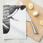 Serviettes de cuisine de MoJo d'Américain (Quart Plié)