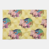 Serviettes de cuisine de MoJo d'Américain de (Horizontal)